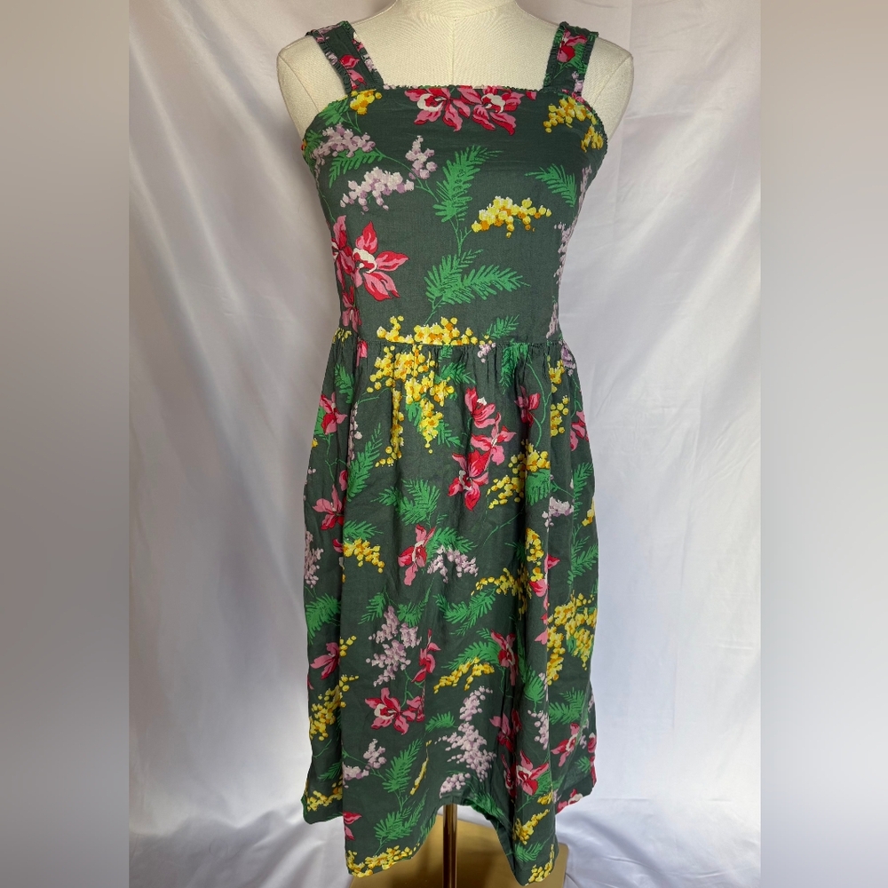 GAP Girls 100% Cotton Floral Tank Dress Size XL